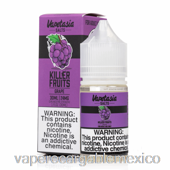 Vape Recargable Uva - Sales De Vapetasia - 30ml 48mg